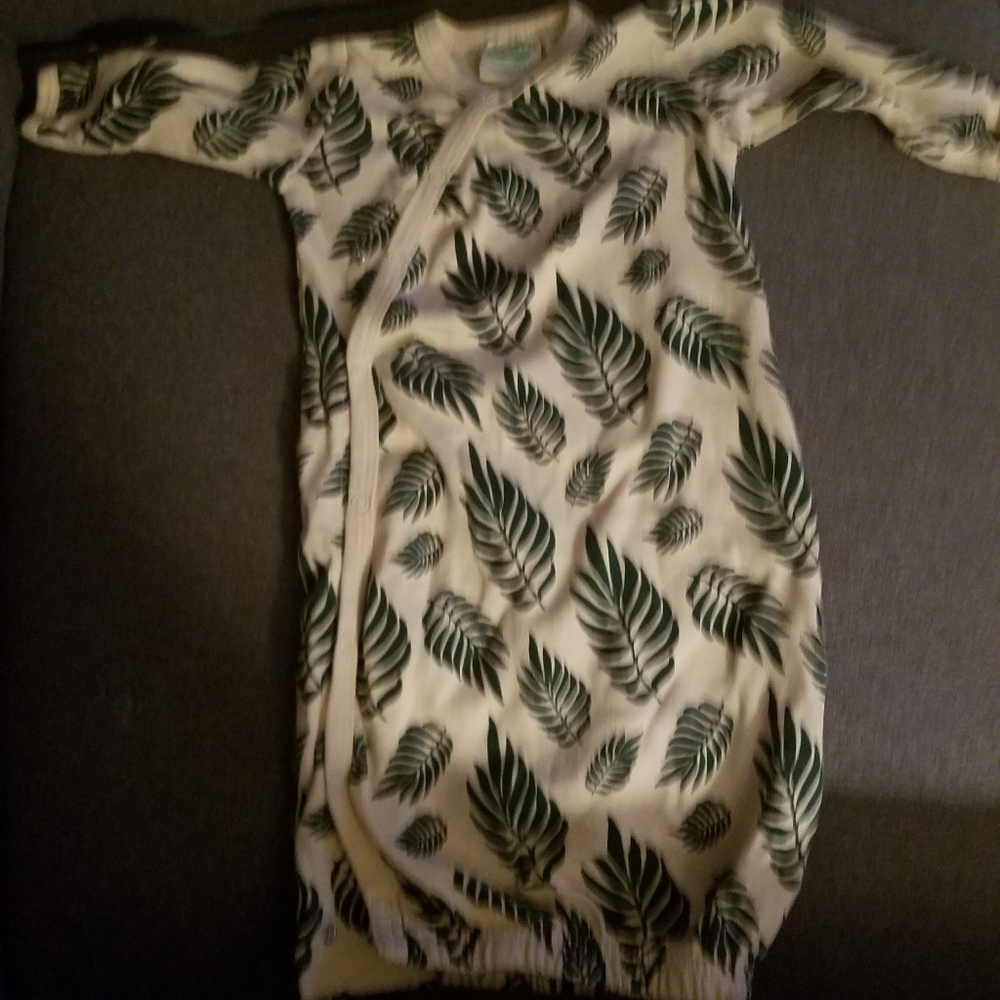 Organic kimono gown
